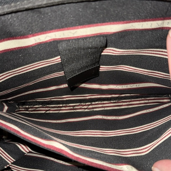 Bally Black Men's Laptop Briefcase Bag - Picture 5 of 10